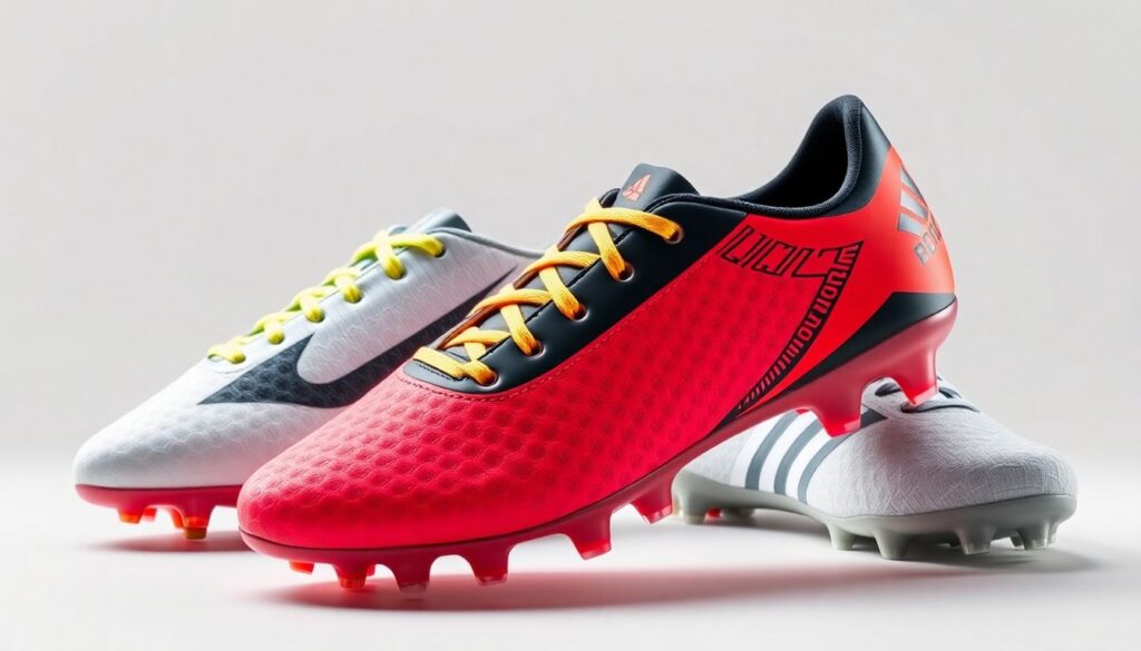История футбольной обуви: эволюция дизайна и технологий - иллюстрация
