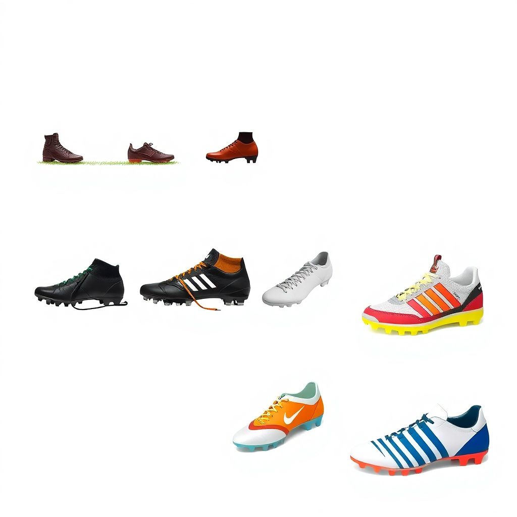История футбольной обуви: эволюция дизайна и технологий от шипов до спидбутс