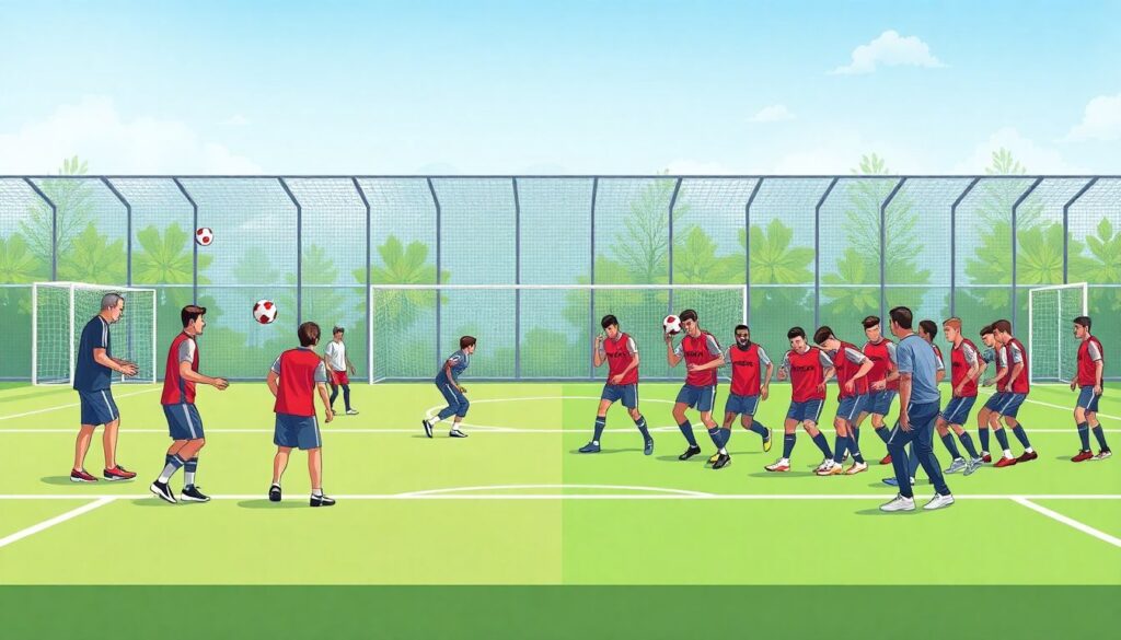 Тренировочные лагеря и обмен опытом между клубами - иллюстрация