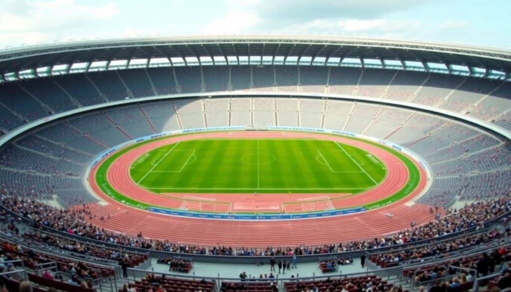 История стадионов: архитектура и атмосфера матчей - иллюстрация