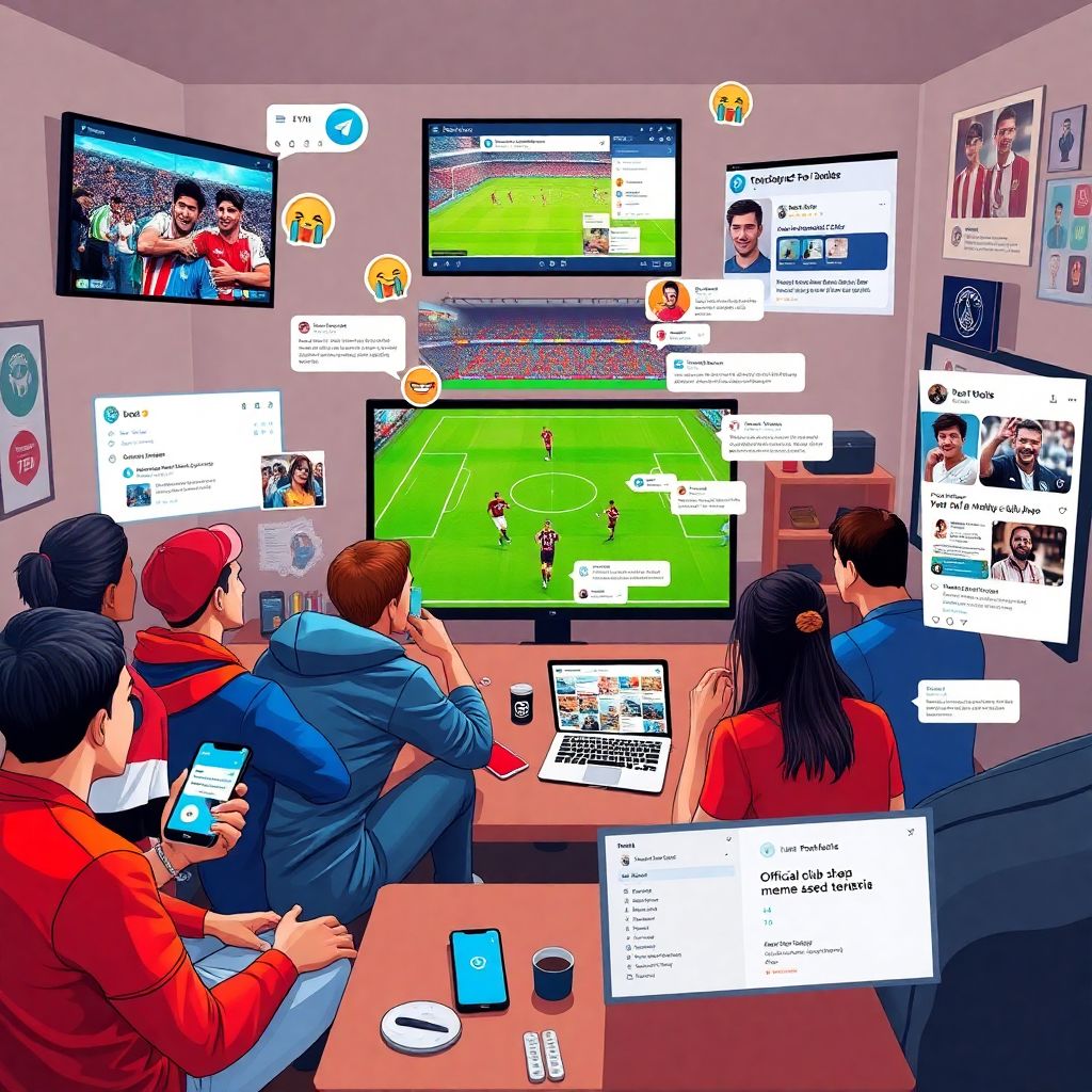 Фанатская культура вокруг клубов: гэги, чаты и онлайн‑сообщества в сети