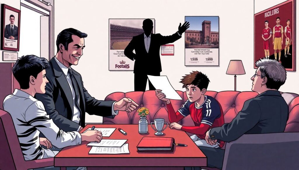 Роль агентов в современном футболе: сделки и этика - иллюстрация
