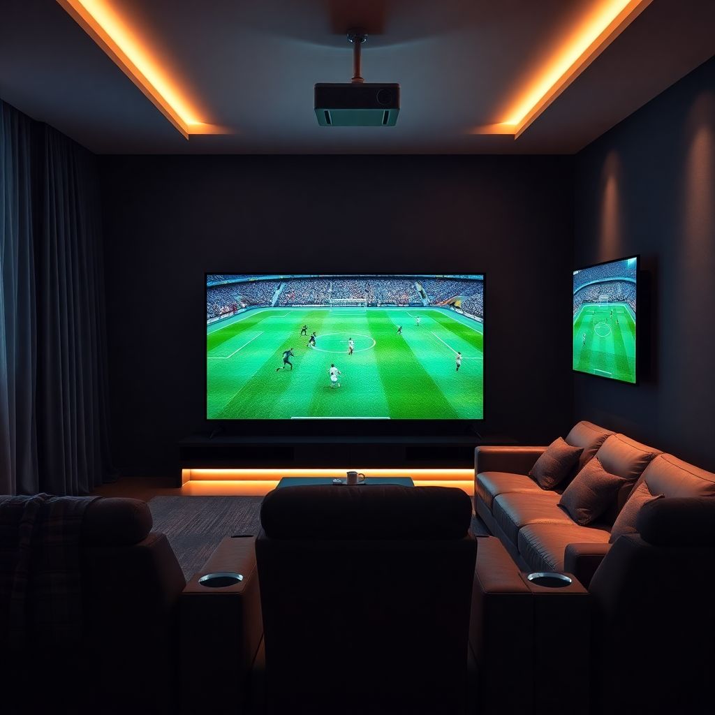 Как выбрать идеальный просмотр матча дома с правильной техникой и комфортом