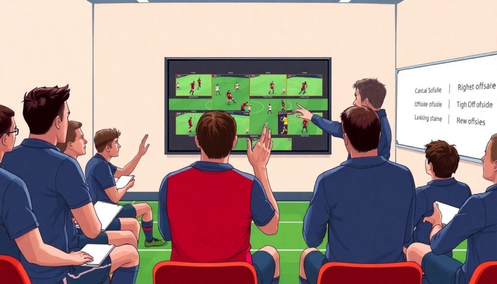 Как изменились правила офсайда за последние десятилетия - иллюстрация