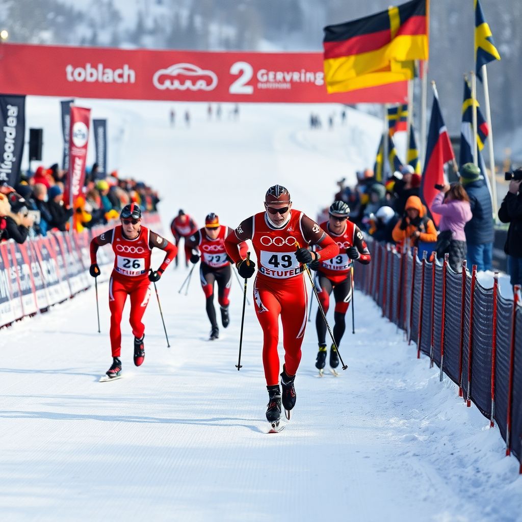 Йоханнес Клебо выигрывает спринт в Тоблахе и задаёт тон Тур де Ски