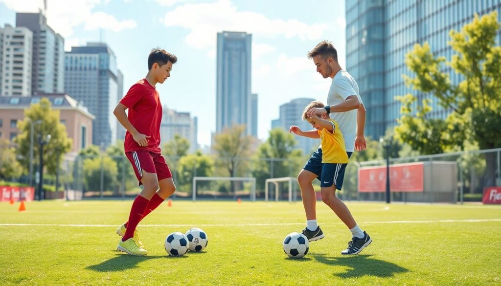 Техника владения мячом: вводящие упражнения для новичков - иллюстрация