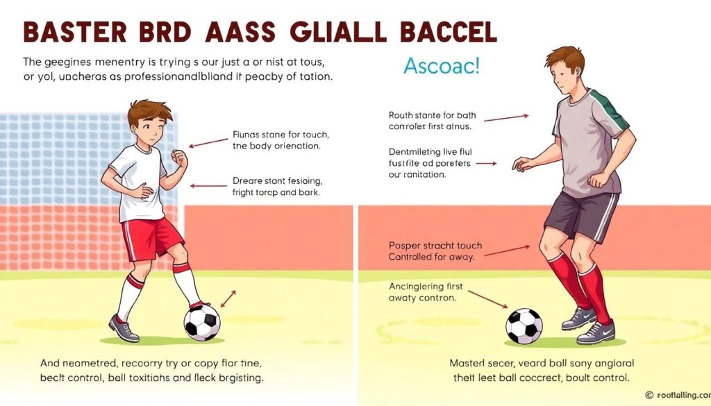 Техника владения мячом: вводящие упражнения для новичков - иллюстрация