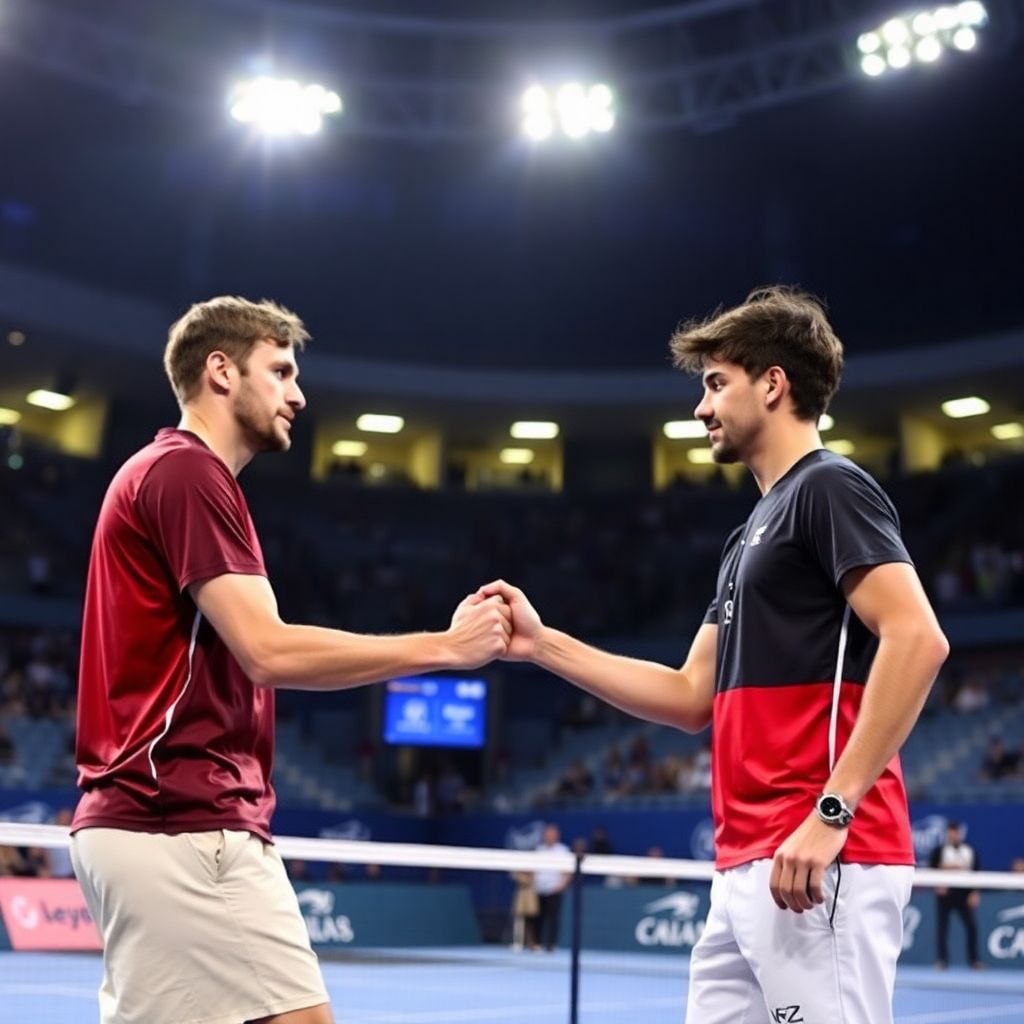 Хачанов и Рублев вылетели в первом круге пары на турнире Atp 500 в Дохе