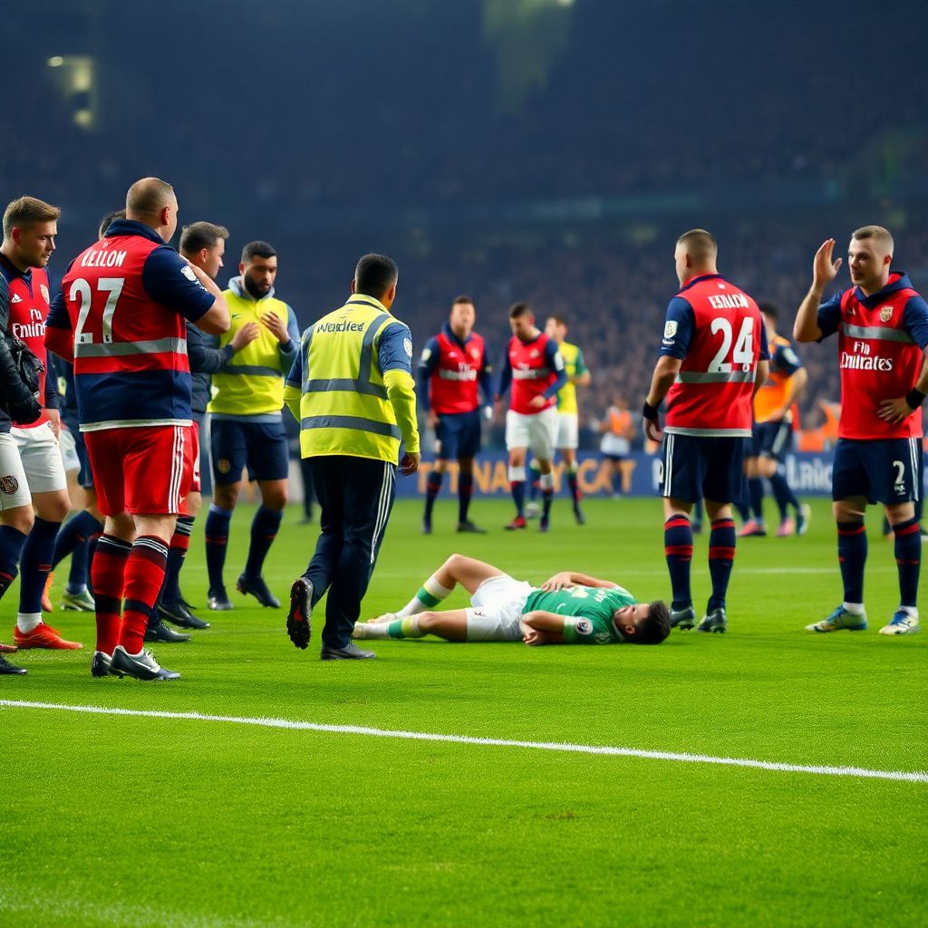 Футболиста нокаутировали коленом в челюсть: жуткая травма Богосавца в матче РПЛ